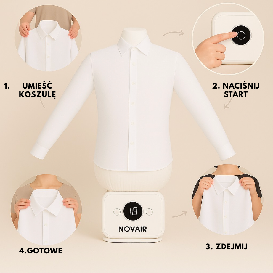 Novair: Automatyczna prasowalnica